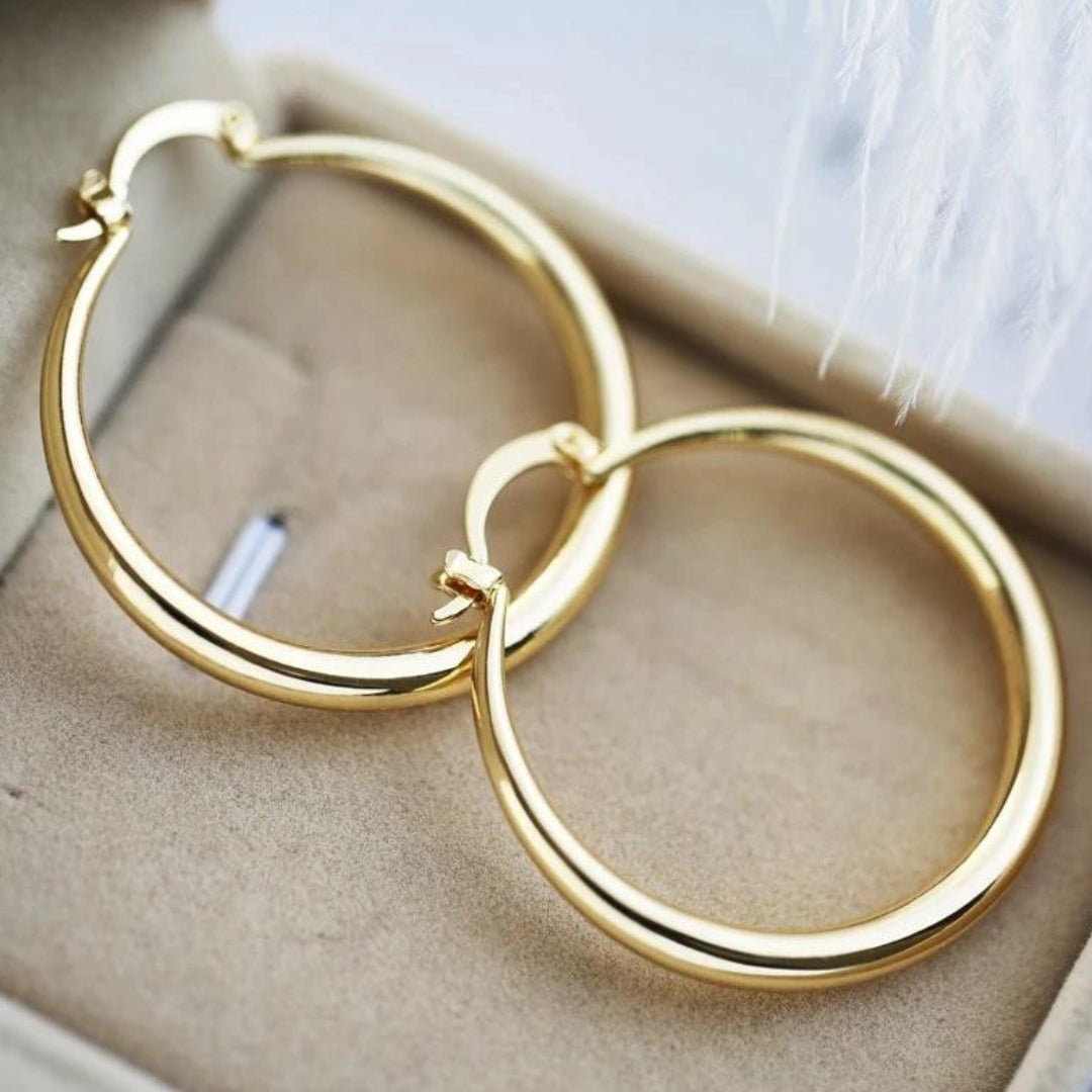 Bethany - Boucles d'oreilles audacieuses en or