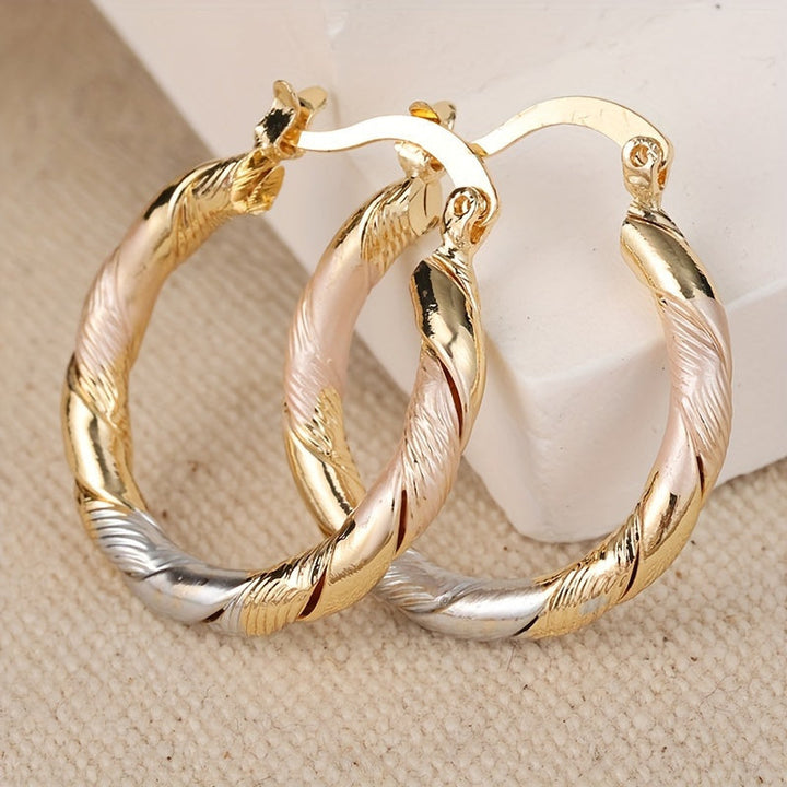 Boucles d'oreilles rondes vintage