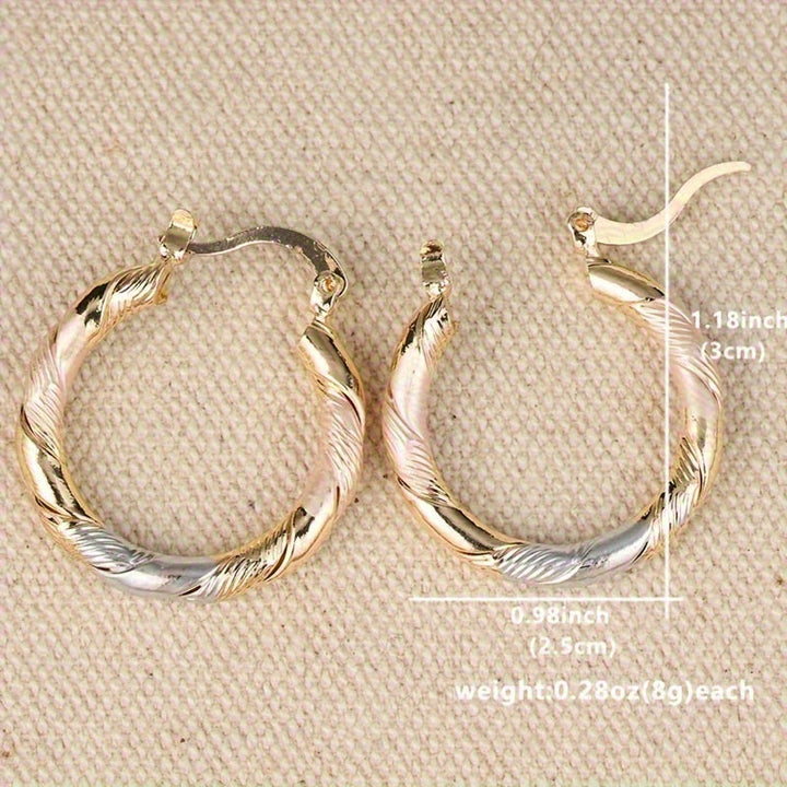 Boucles d'oreilles rondes vintage