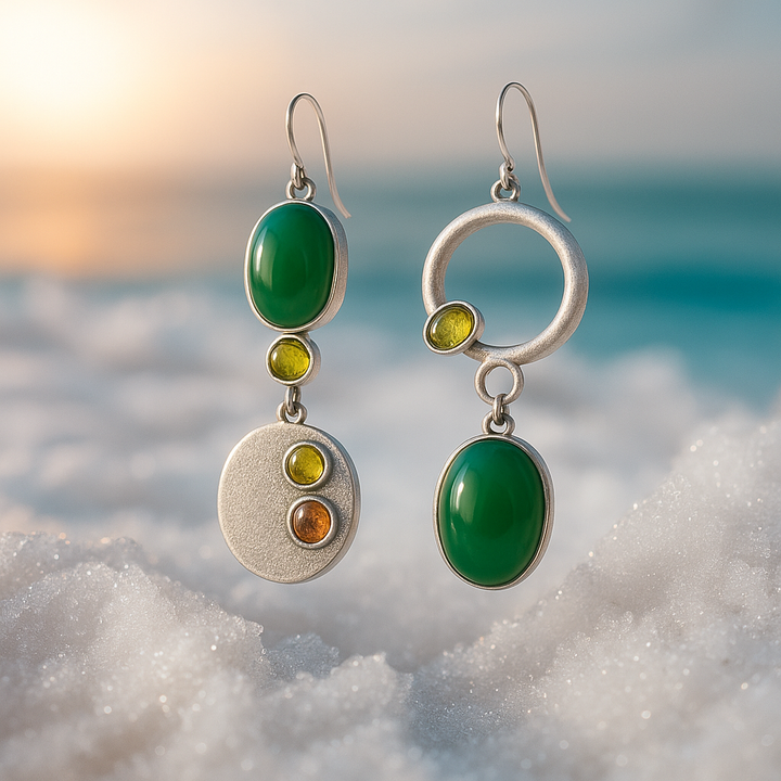 Bonny | Boucles d'oreilles pendantes élégantes en argent pour un look sophistiqué
