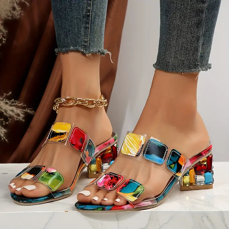 Chiara - Sandales Colorées Confortables