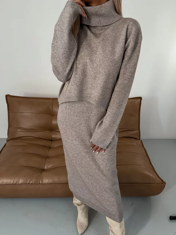 Nicole - Élégant Ensemble Tricot