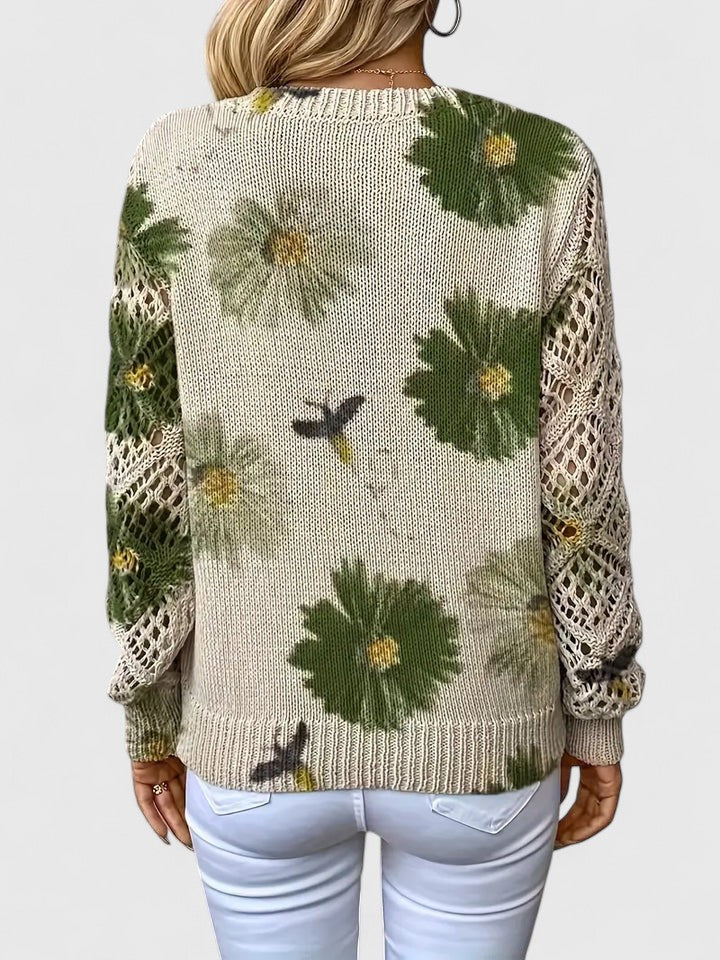 Aurélie - Cardigan Floral Léger
