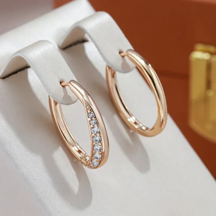 Boucles d'oreilles en or élégantes exclusives