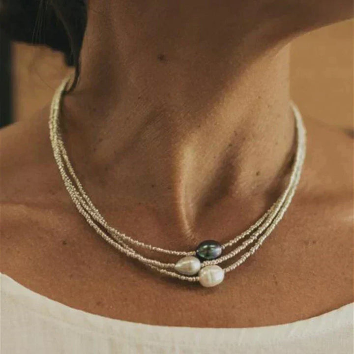 Collier Élégant en Perles Naturelles pour un Style Sophistiqué