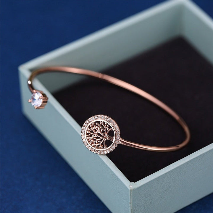 Bracelet arbre de vie ajustable élégant et significatif