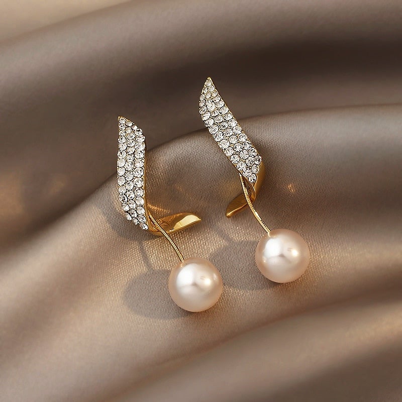 Boucles d'Oreilles Perle Élégantes en Or Exclusives