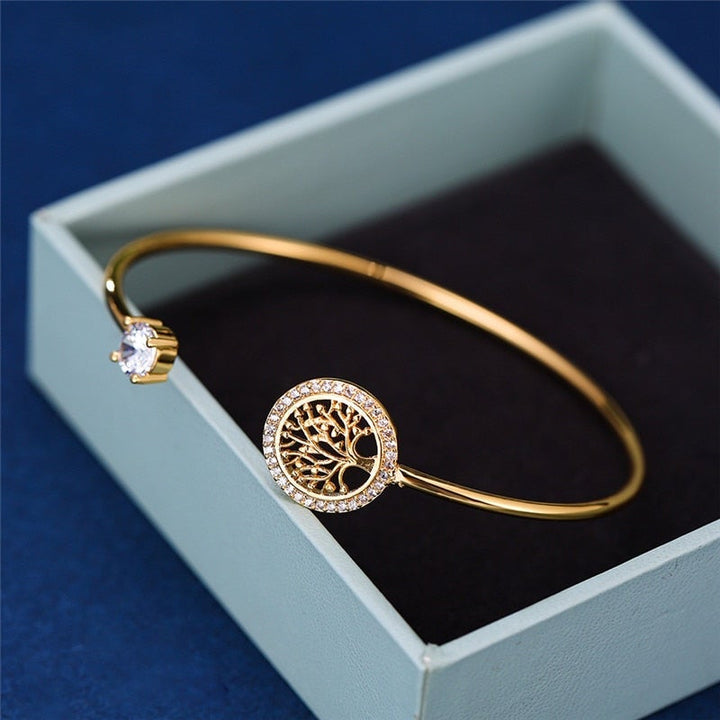 Bracelet arbre de vie ajustable élégant et significatif