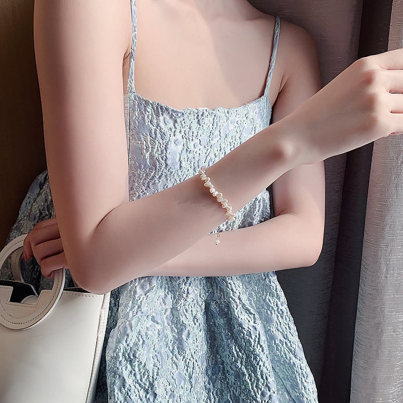 Bracelet élégant en perles Céline - ajoutez du luxe à votre style