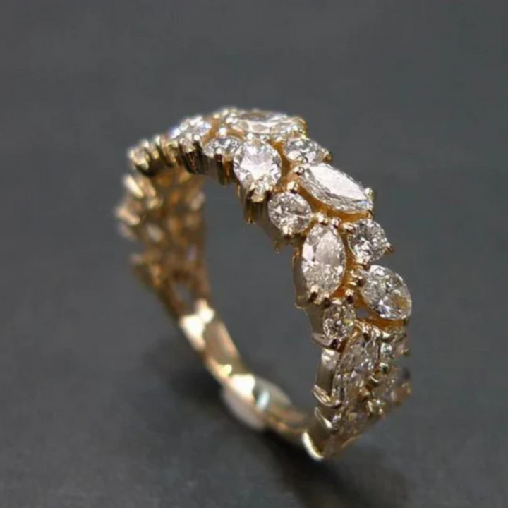 Bague Vintage Brillantor Doré Brillant