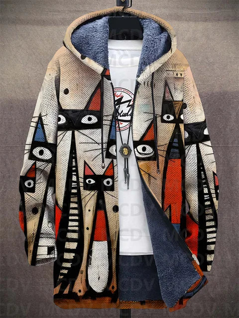 Minette – Cardigan luxueux et artistique