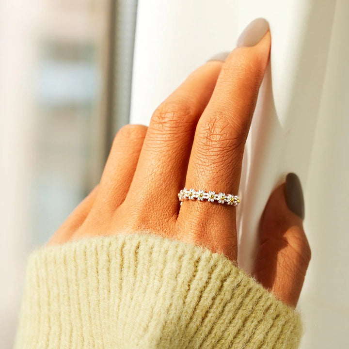 Jardin - Bague à fleurs élégante pour un look sophistiqué