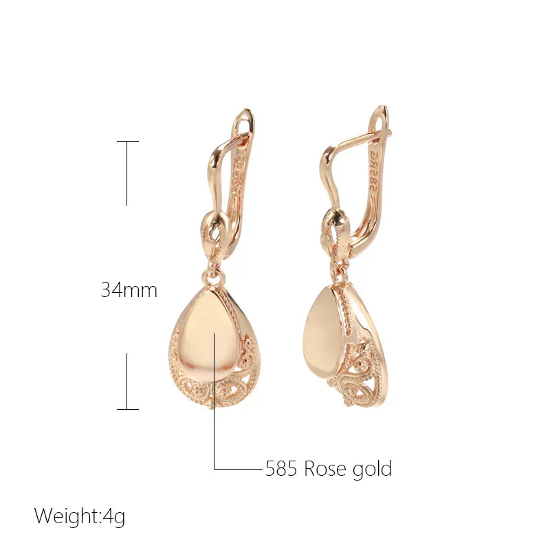 Boucles d'oreilles pendantes élégantes de merle – Parfaites pour toutes les occasions