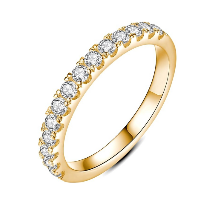 Bague de Mariage Éblouissante en Moissanite pour un Amour Éternel