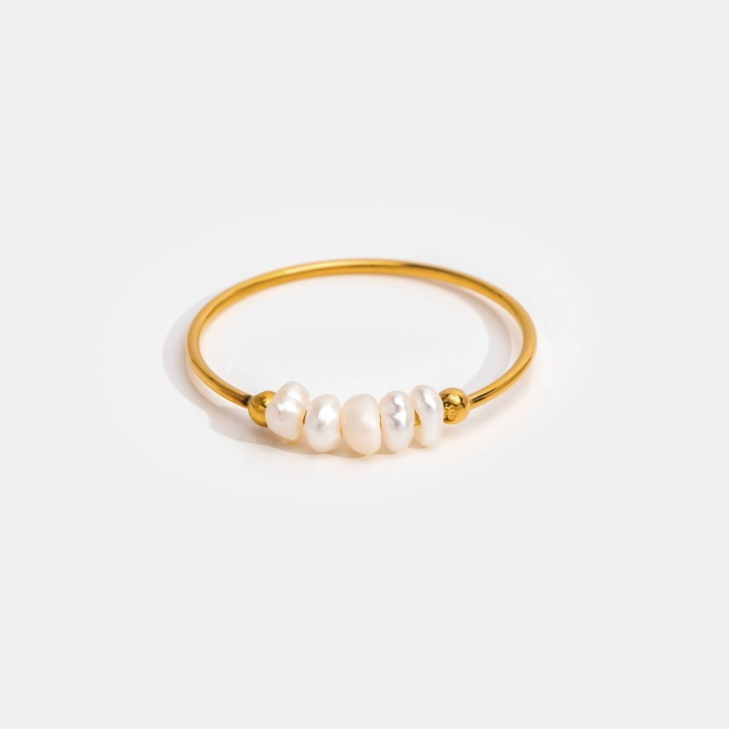 Bague Élégante en Perles d'Eau Douce