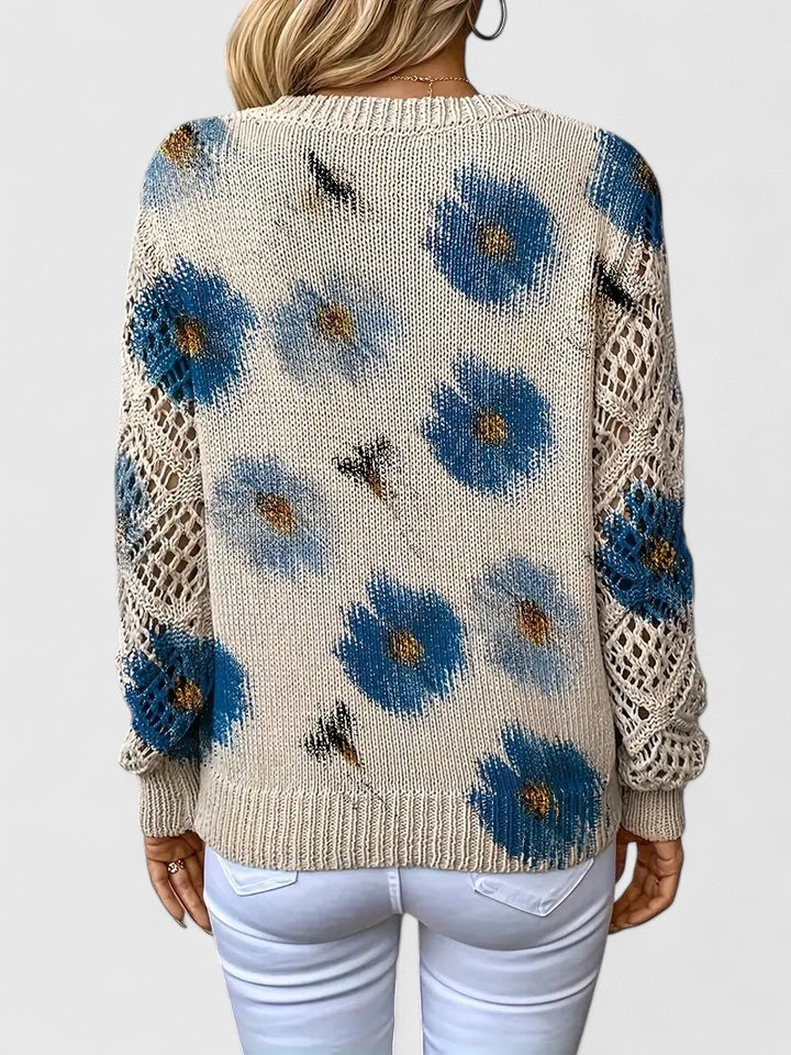 Aurélie - Cardigan Floral Léger
