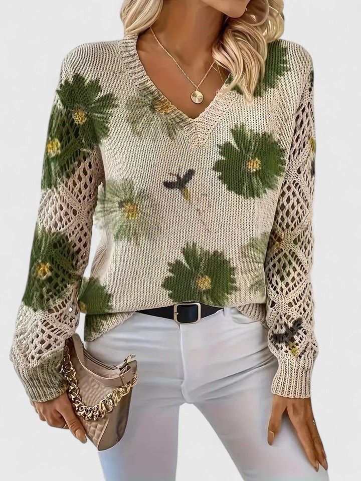 Aurélie - Cardigan Floral Léger