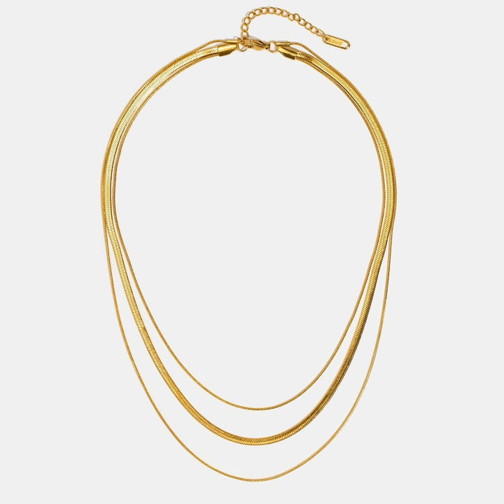Collier en or à plusieurs rangs