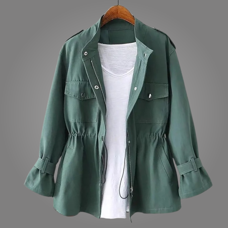 Elka- Manteau Élégant En Laine