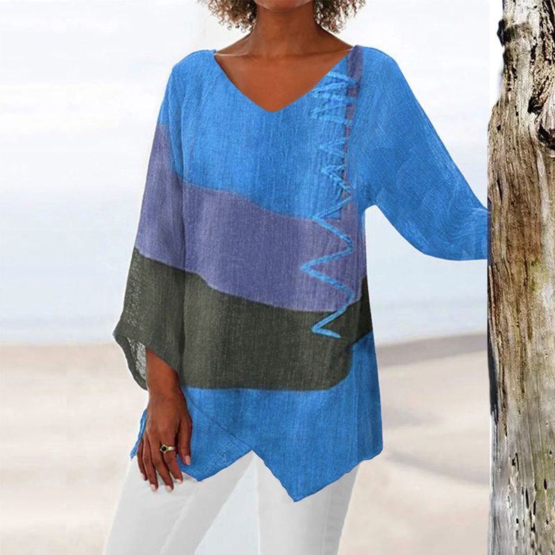 Garda - Tunique V-Neck Artistique
