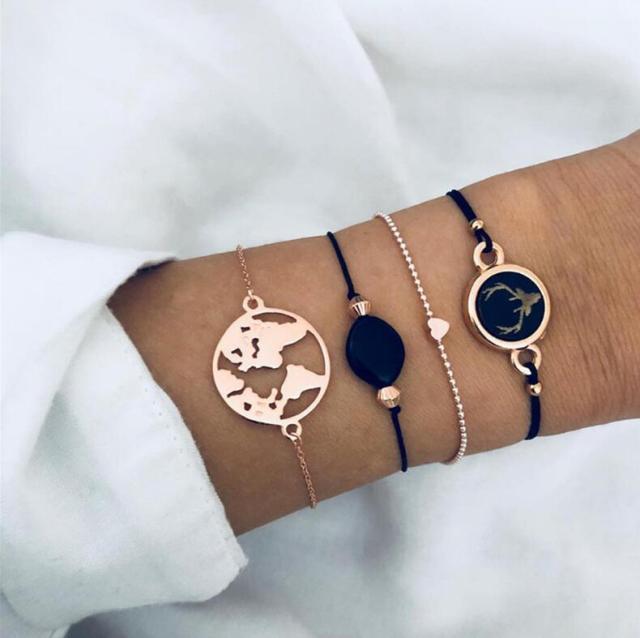 Joy - Ensemble exclusif de 5 bracelets de haute qualité