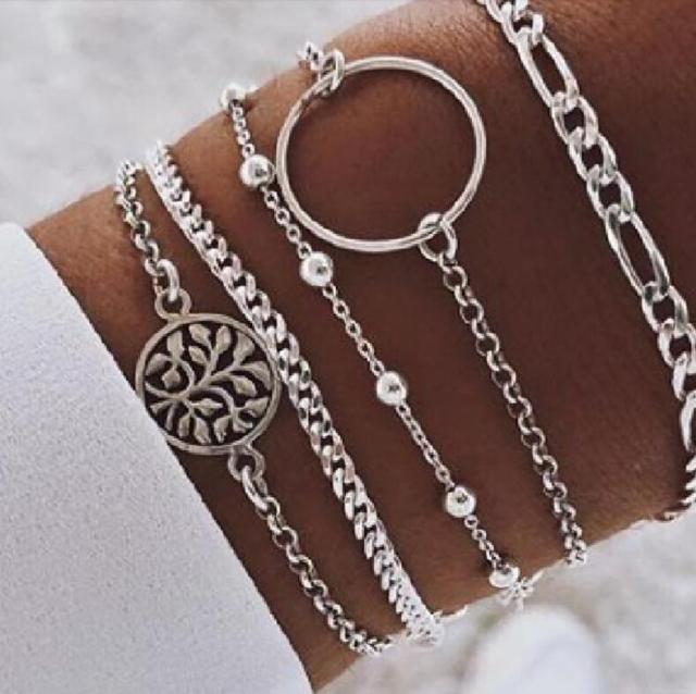 Ensemble exclusif de 5 bracelets uniques et haut de gamme