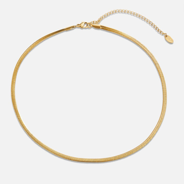 Collier chaîne en or serpent