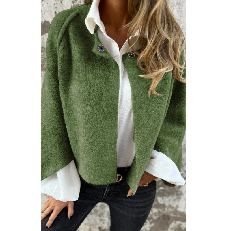 Elise - Veste Courte avec des Manches Évasées Chics